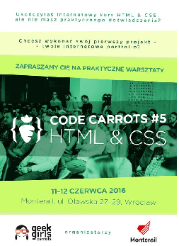 WrocLove Code Carrots #5 HTML & CSS