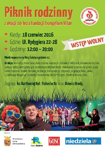 Piknik rodzinny z okazji 10-lecia Fundacji Evangelium Vitae