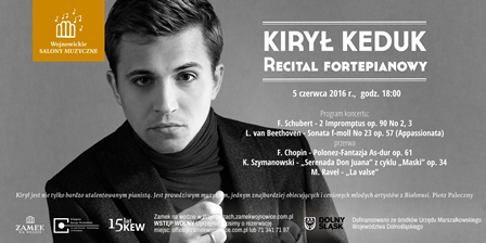 Recital Kiryla Keduka – Wojnowicki Salon Muzyczny