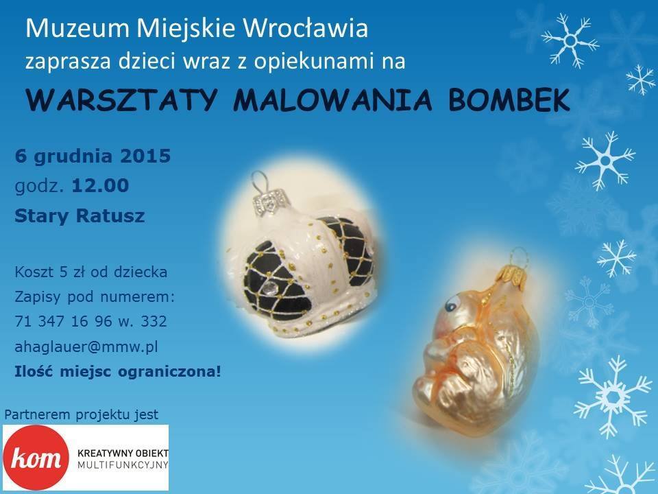 Warsztaty malowania bombek