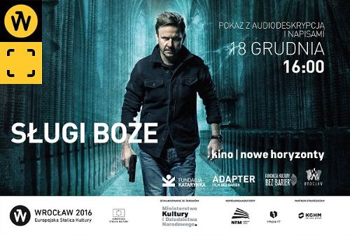 Kino bez barier: pokaz filmu „Sługi boże” z audiodeskrypcją i napisami