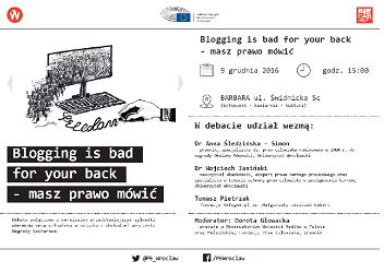 ?Blogging is bad for your back - masz prawo mówić\" data-mce-src=
