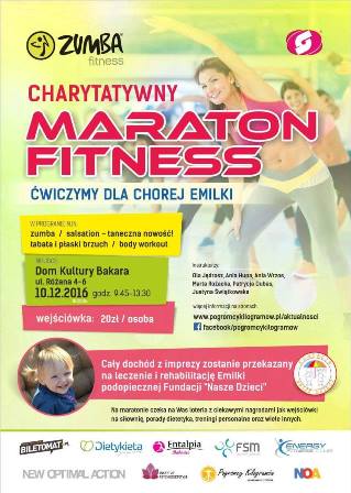 Charytatywny Maraton Fitness – ćwiczymy dla Emilki