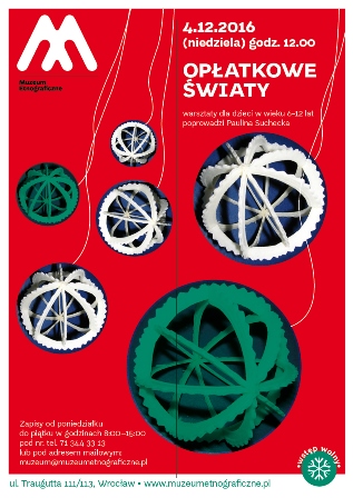Opłatkowe światy - warsztaty dla dzieci w wieku 6-12 lat
