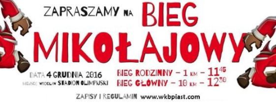 Bieg Mikołajowy na Stadionie Olimpijskim