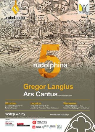 Rudolphina 5 – koncert Ars Cantus w Ratuszu