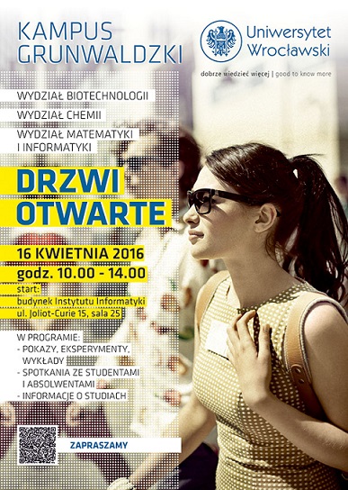 Drzwi otwarte Wydziałów Biotechnologii, Chemii oraz Matematyki i Informatyki Uniwersytetu Wrocławskiego