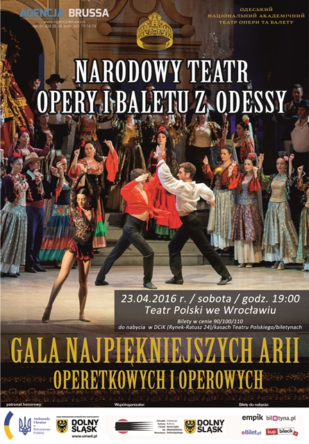 Gala arii operetkowych i operowych Narodowego Teatru Operyi Baletu z Odessy