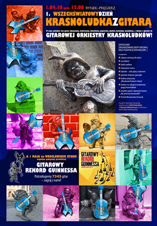 Wszechświatowy Dzień Krasnoludka z Gitarą na Rynku