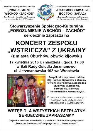 Koncert zespołu „Wstriecza\" data-mce-src=