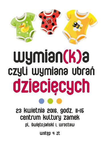 Wymian(k)a ubrań dziecięcych w CK „Zamek”