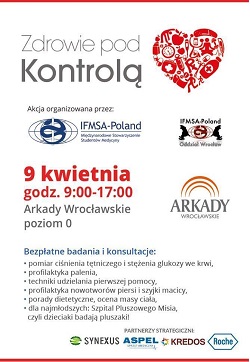 Zdrowie pod kontrolą czyli bezpłatne badania zdrowotne