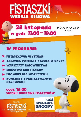 Urodziny Fistaszków i psa Snoopy’ego w Magnolia Park