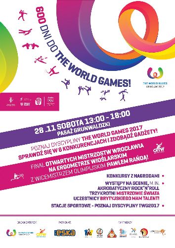 600 dni do The World Games w Pasażu Grunwaldzkim