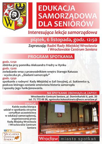 Lekcja samorządowa dla seniorów