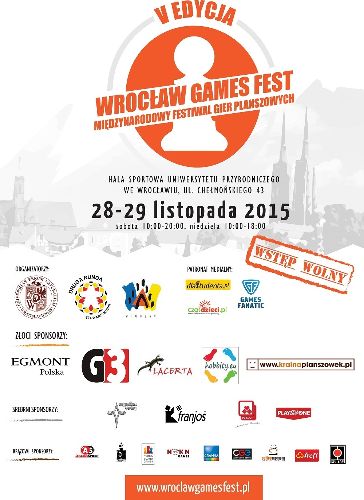 Festiwal Gier Planszowych – WROCŁAW GAMES FEST 2015