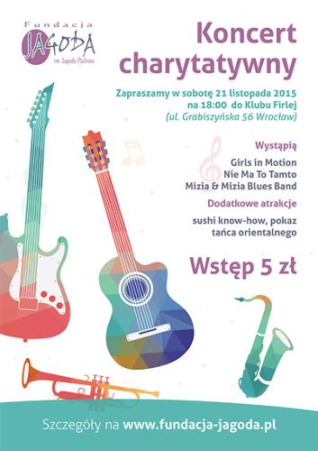 Koncert charytatywny fundacji Jagoda