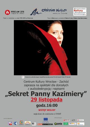 „Sekrety pani Kazimiery” – z audiodeskrypcją i napisami