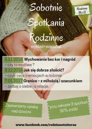 Sobotnie Spotkania dla Rodziców