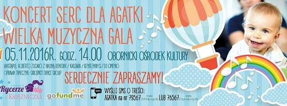 Koncert Serc dla Agatki – impreza charytatywna