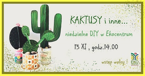 Kaktusy i inne urwisy - niedzielne DIY w Ekocentrum