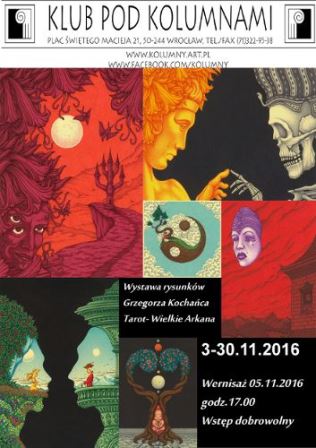 Tarot – Wielkie Arkana – wernisaż prac Grzegorza Kochańca