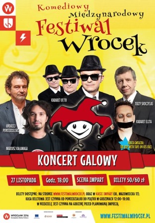 Mistrzowie kabaretu na gali Festiwalu Wrocek