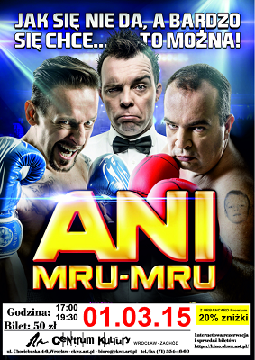 Kabaret Ani Mru-Mru w Centrum Kultury Wrocław Zachód