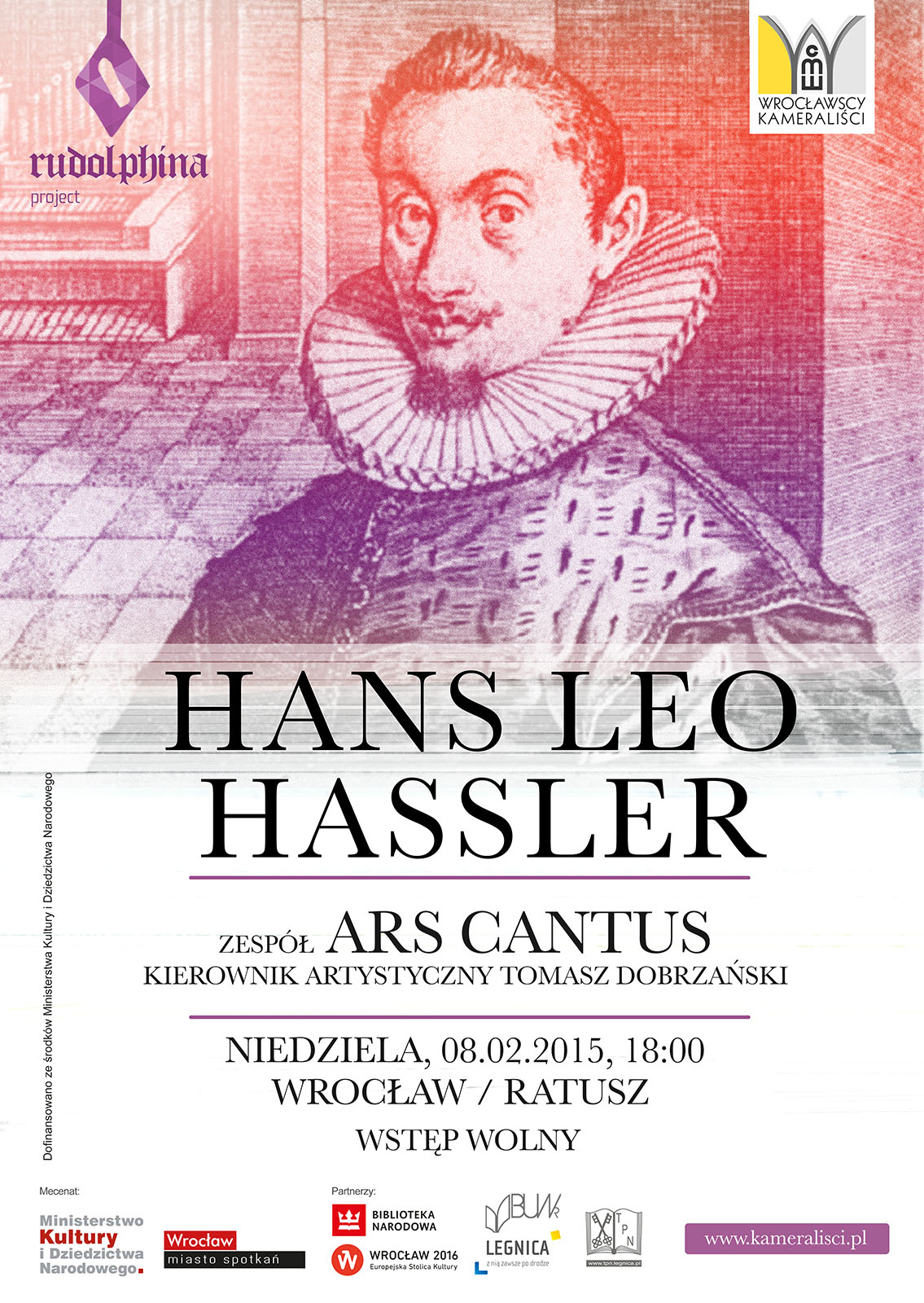 Koncert HANS LEO HASSLER w wykonaniu ARS CANTUS