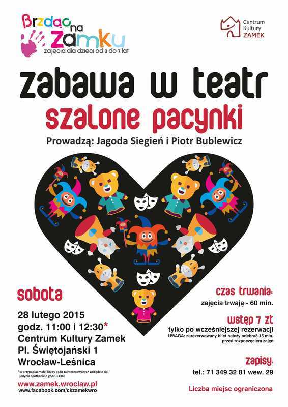 Brzdąc na Zamku - zabawy z teatrem
