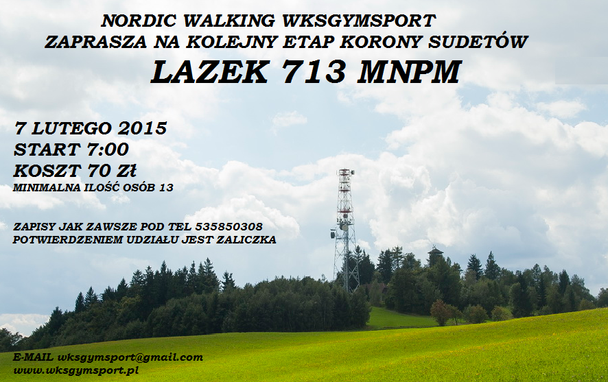 Korona Sudetów - zdobywamy Lazek