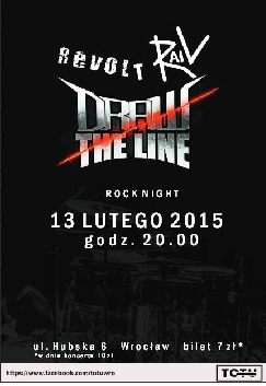 Koncert Rock Night | Revolt + Rail + Draw The Line