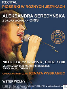 Recital Piosenki w Różnych Językach - Aleksandra Seredyńska
