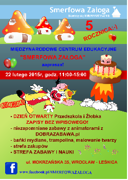 5 URODZINY SMERFOWEJ ZAŁOGI