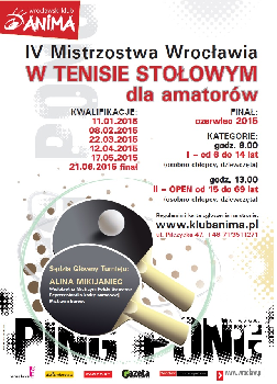 Mistrzostwa Wrocławia w Tenisie Stołowym dla amatorów