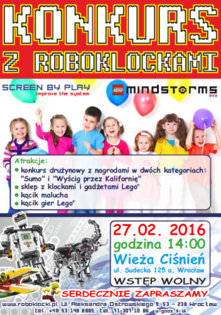 Konkurs z Roboklockami