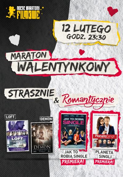 Maraton Walentynkowy w kinie Helios