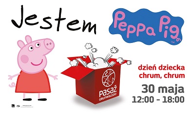 Świnka Peppa na Dzień Dziecka w Pasażu Grunwaldzkim