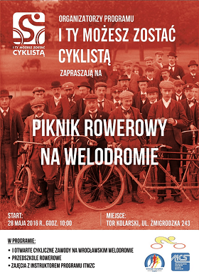 Piknik kolarski na wrocławskim welodromie