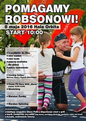 Festyn w Orbicie „Pomagamy Robsonowi”