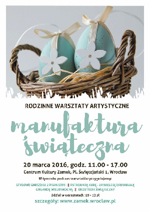 Rodzinne warsztaty tworzenia ozdób świątecznych w Centrum Kultury ZAMEK