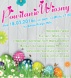 Kiermasz wielkanocny i przywitanie wiosny na Psim Polu