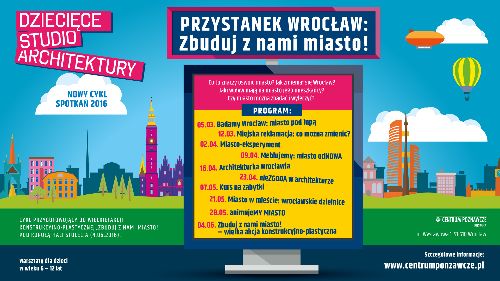 Dziecięce Studio Architektury – Badamy Wrocław: miasto pod lupą