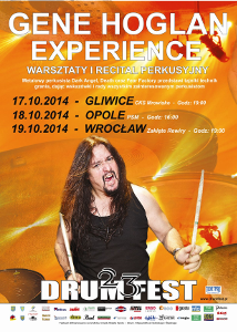 XXIII Międzynarodowy Festiwal DRUM FEST - GENE HOGLAN EXPERIENCE