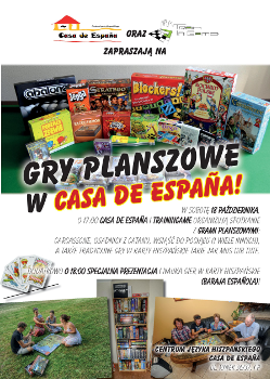 Gry planszowe w Casa de Espan\'a