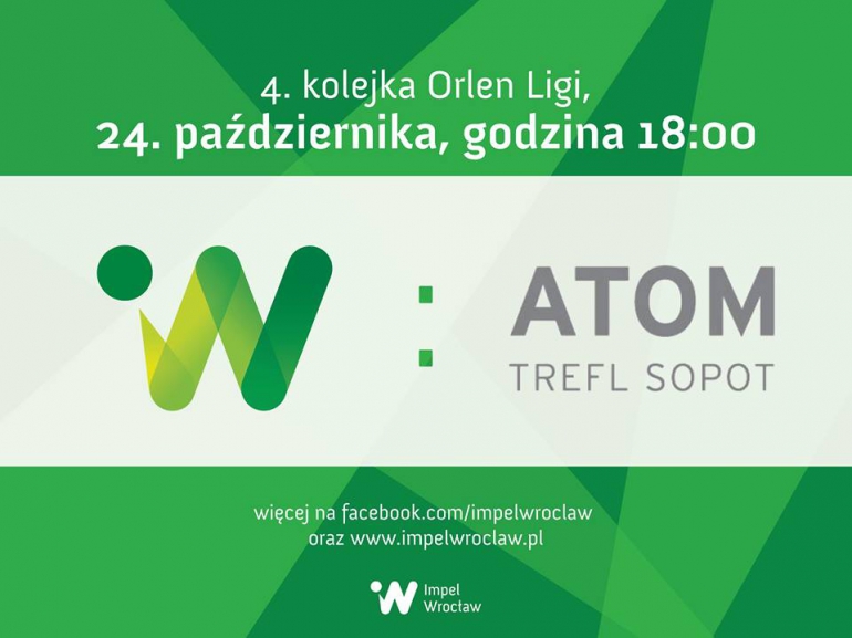 Mecz siatkówki - Impel Wrocław - PGE Atom Trefl Sopot