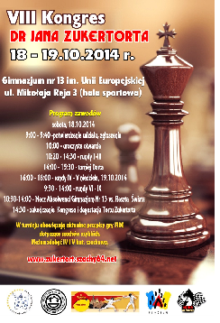VIII Kongres dr Jana Zukertorta 2014 Pierwszego Szachowego Wicemistrza Świata