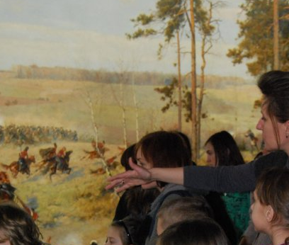 Zwiedzanie Panoramy Racławickiej z lekkim zawrotem głowy