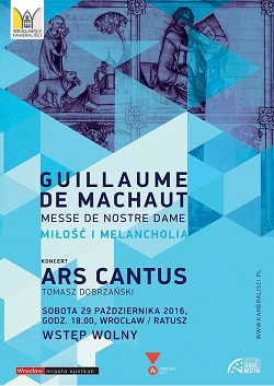 Koncert w Ratuszu: Guillaume de Mauchaut