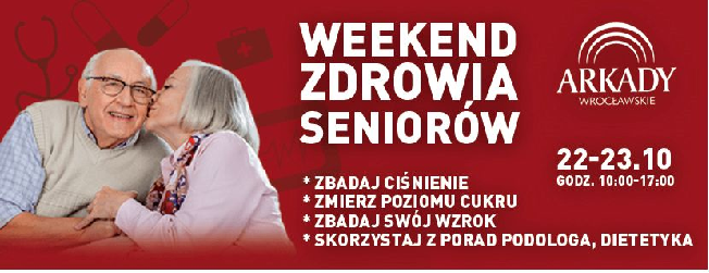 Weekend zdrowia Seniorów w Arkadach Wrocławskich